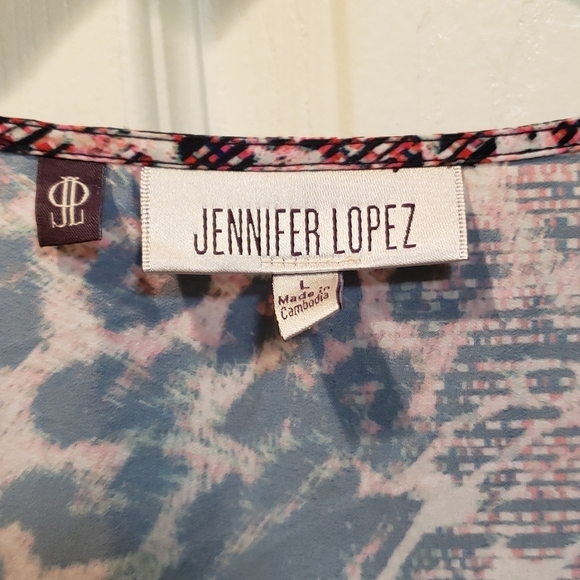 Jennifer Lopez Jumpsuit Partially Lined Sz L - Picture 3 of 8